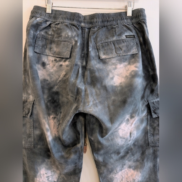 Anthropologie x Sanctuary Tie Dye Cargo Jogger Pants Size L Bohemian Casual - Picture 10 of 15